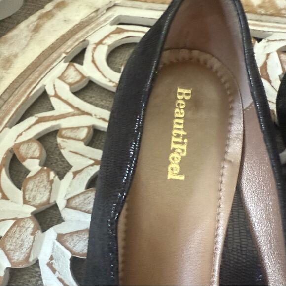 BeautiFeel Black Low Heels Shoes Women’s 38 US 7 - Picture 4 of 10